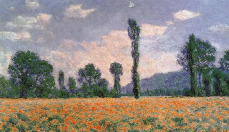 Claude Monet Poppy Field at Giverny China oil painting art